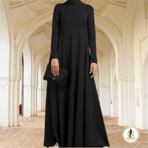 Long Sleeve Casual black dress