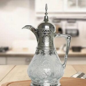 1 Pc Luxury Floral Crystal Glass Carafe